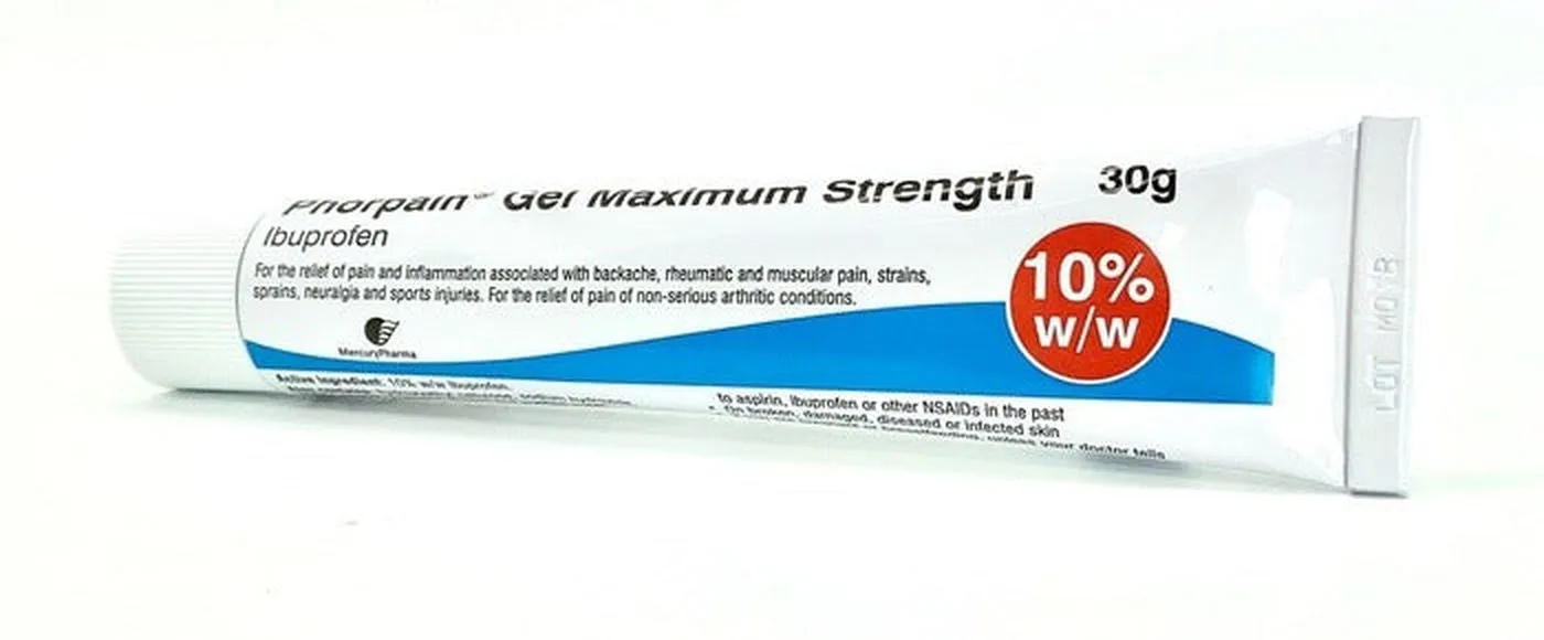 3 x Ibuprofen Forte Gel 10% 30g | Anti-inflammatory Pain Relief