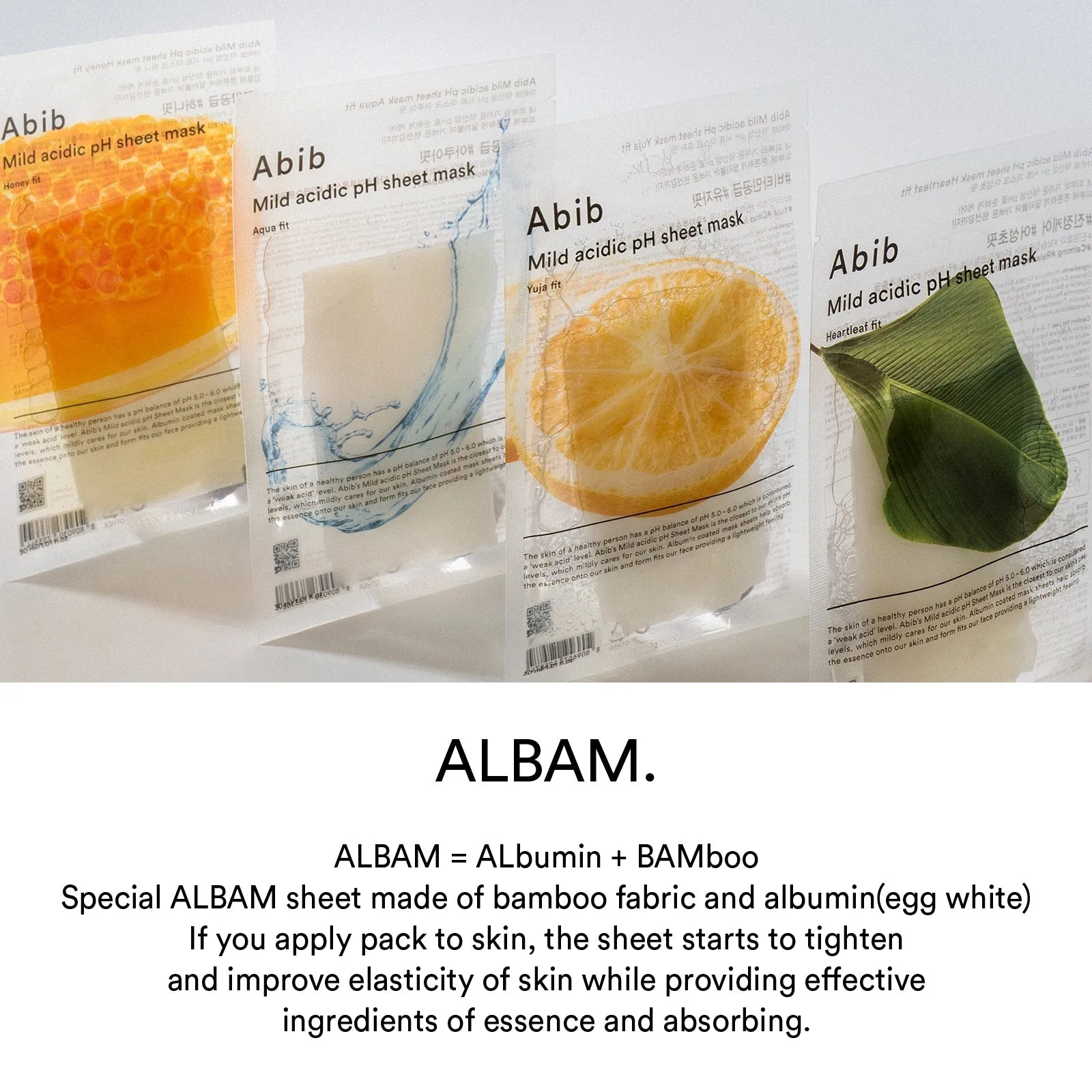Abib Mild Acidic PH Sheet Mask Heartleaf Fit
