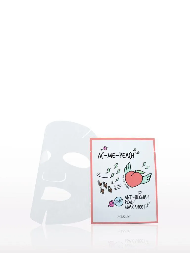 AC-Me-Peach Anti-Blemish Peach Mask (1 Sheet)