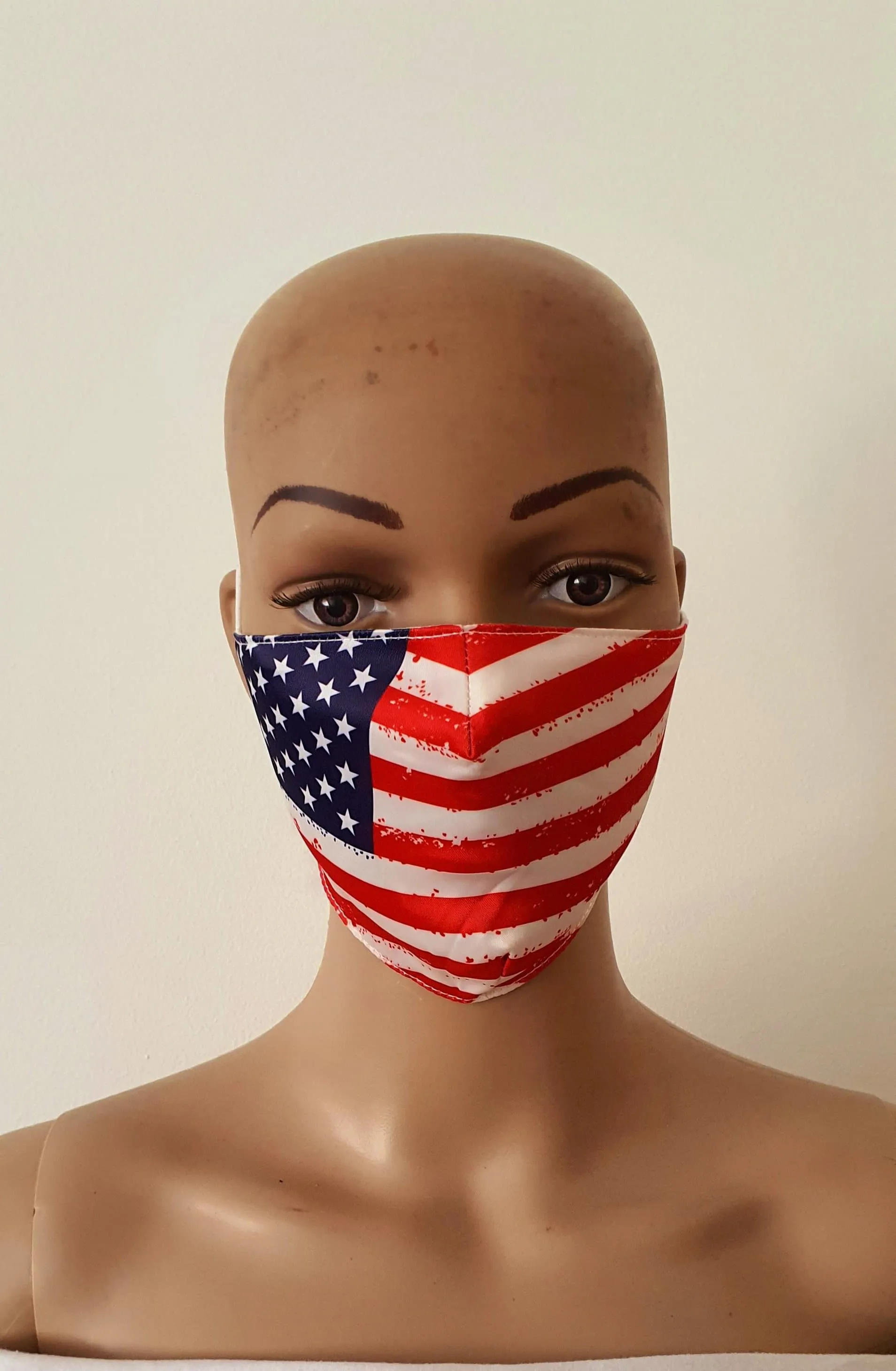 African Print Face Mask | Ankara Fabric Print Face Masks - Nneka