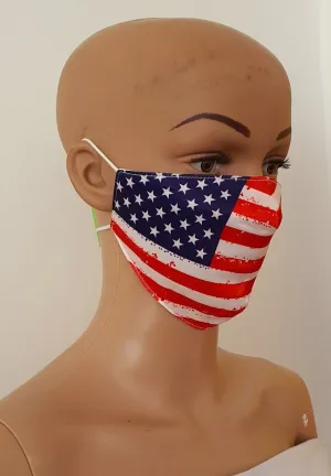 African Print Face Mask | Ankara Fabric Print Face Masks - Nneka