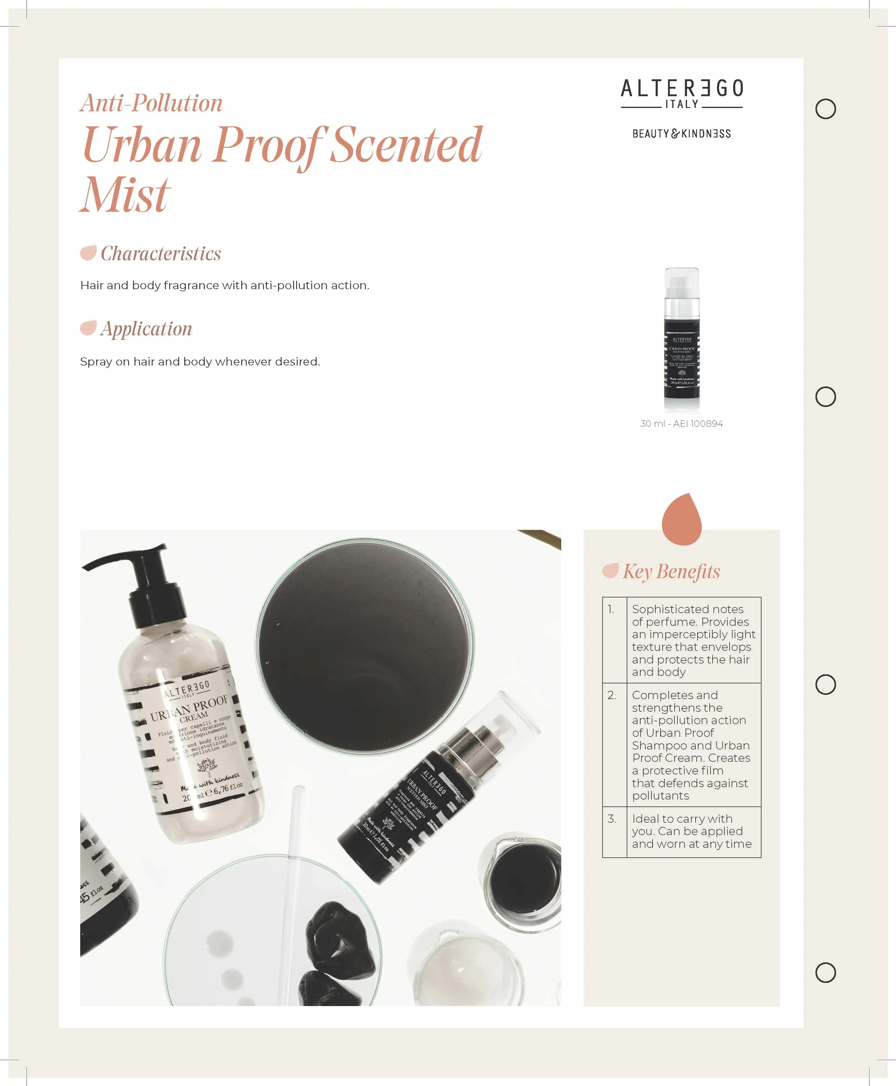 ALTER EGO ITALY  - Urban Proof Collection - Urban Proof Instant Dry Shampoo