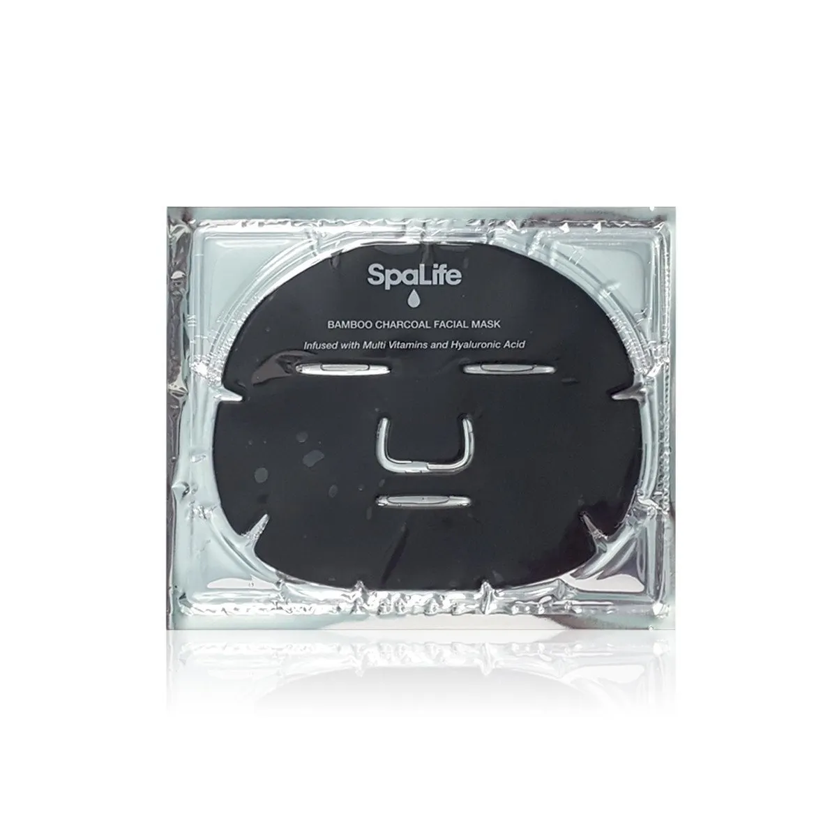 Bamboo Charcoal Facial Mask Infused with Multi Vitamins & Hyaluronic Acid