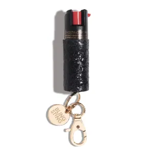 Black Glitter Pepper Spray