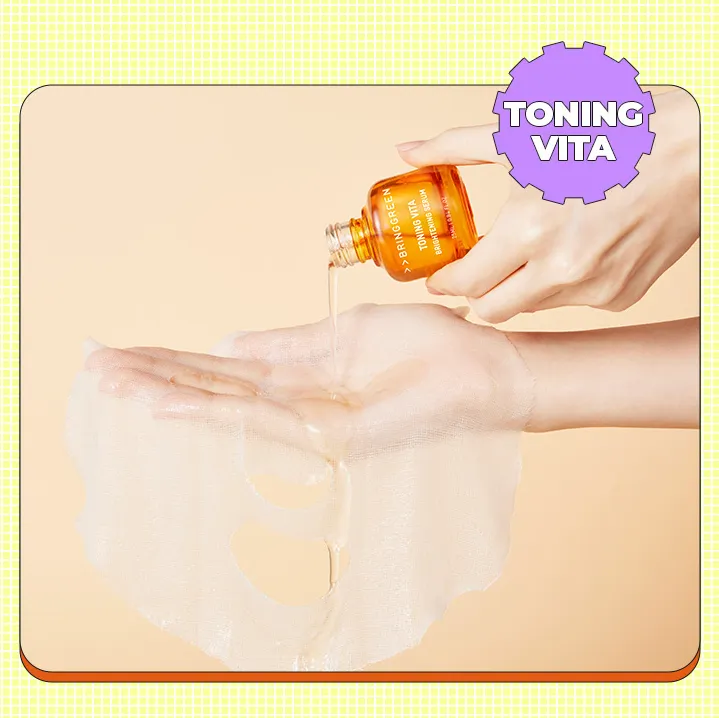 BRING GREEN Toning Vita Smoothing Serum Mask 30g*5