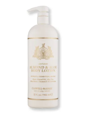 Caswell Massey Almond & Aloe Body Lotion 32 oz
