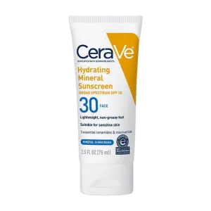 CERAVE HYDRATING MINERAL SUNSCREEN CREAM SPF 30 150ML