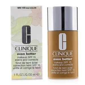 Clinique  1 oz Even Better Makeup SPF15 Dry Combination to Combination Oily - WN 100 Deep Honey