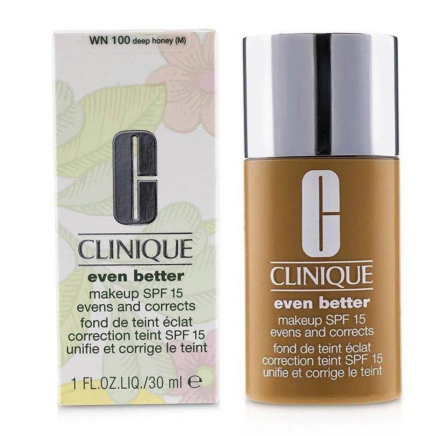 Clinique  1 oz Even Better Makeup SPF15 Dry Combination to Combination Oily - WN 100 Deep Honey