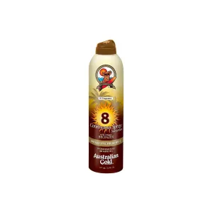 Continuous Spray Sunscreen with Instant Bronzer SPF8