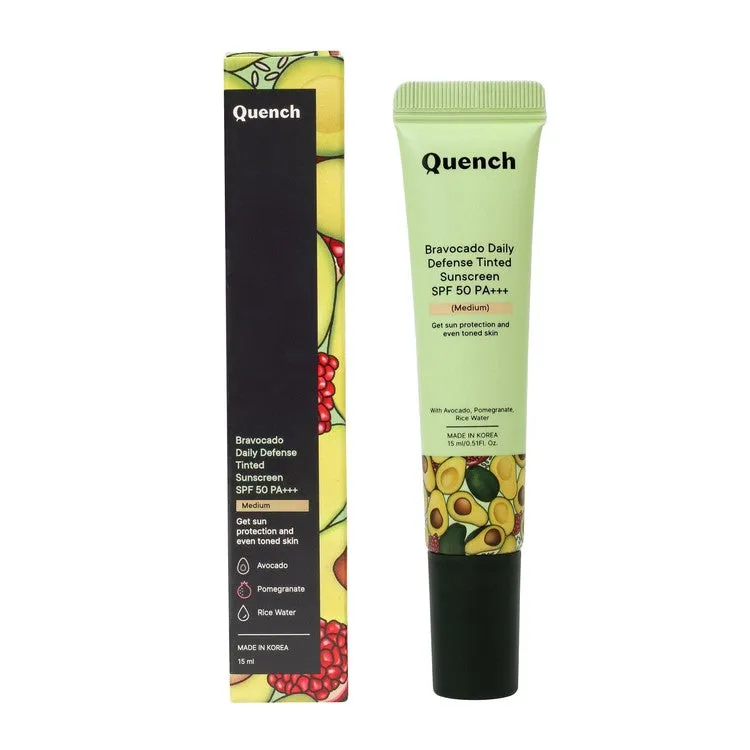 Daily Defense Tinted sunscreen SPF 50 PA    (Medium) - 15ml
