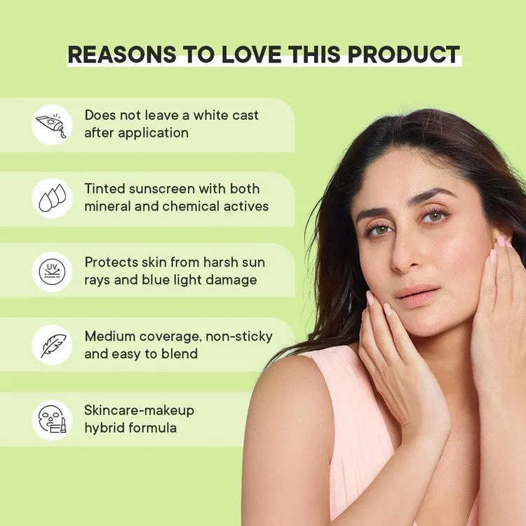 Daily Defense Tinted Sunscreen SPF 50 PA    with Avocado Vitamins C & E (Light) - 50 ML