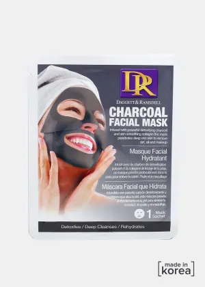 D&R Facial Sheet Mask- Charcoal