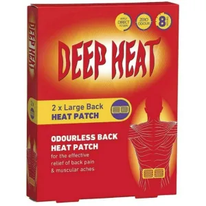 Deep Heat Muscle Rescue Patch 2 PC