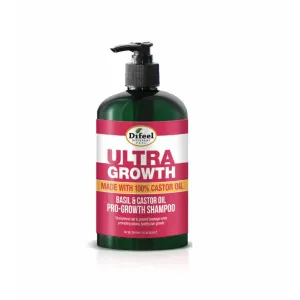 Difeel: Ultra Growth Basil & Castor Oil Pro Growth Shampoo 12oz