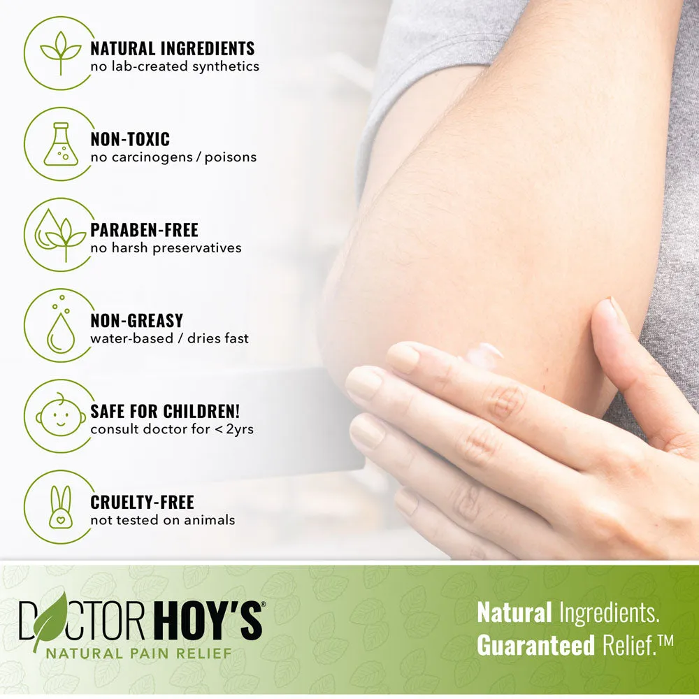 Doctor Hoy's Natural Pain Relief Gel (6 oz.) | Topical Gel to Relieve Pain