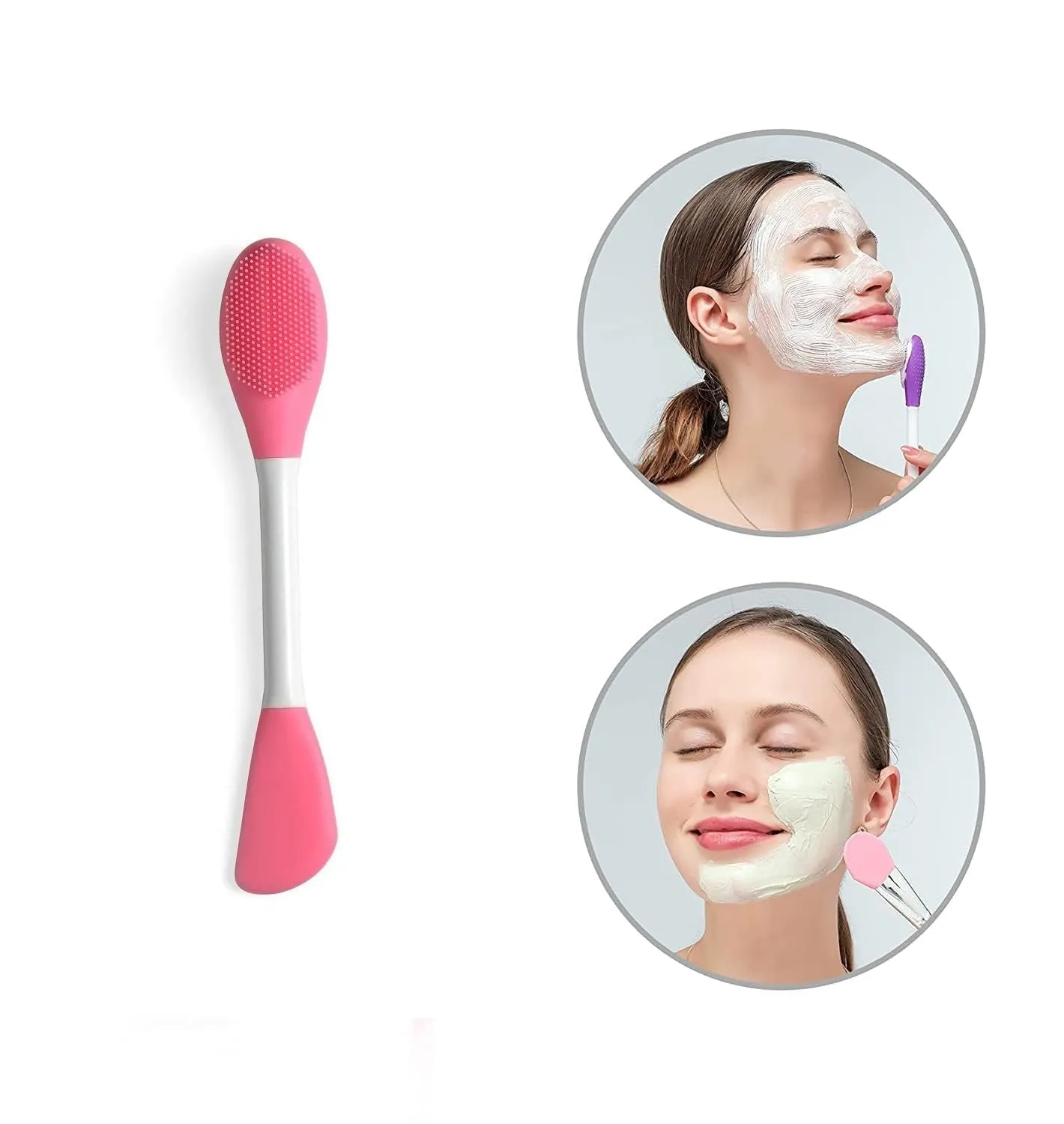 Double Side Silicone Face Mask Brush ( 2 pcs)