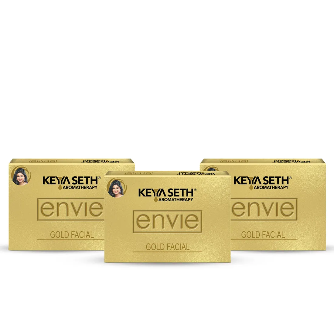 Envie Gold Facial Kit- White & Bright, Instant Radiance Shine & Youthful Glow for Women All Skin Types