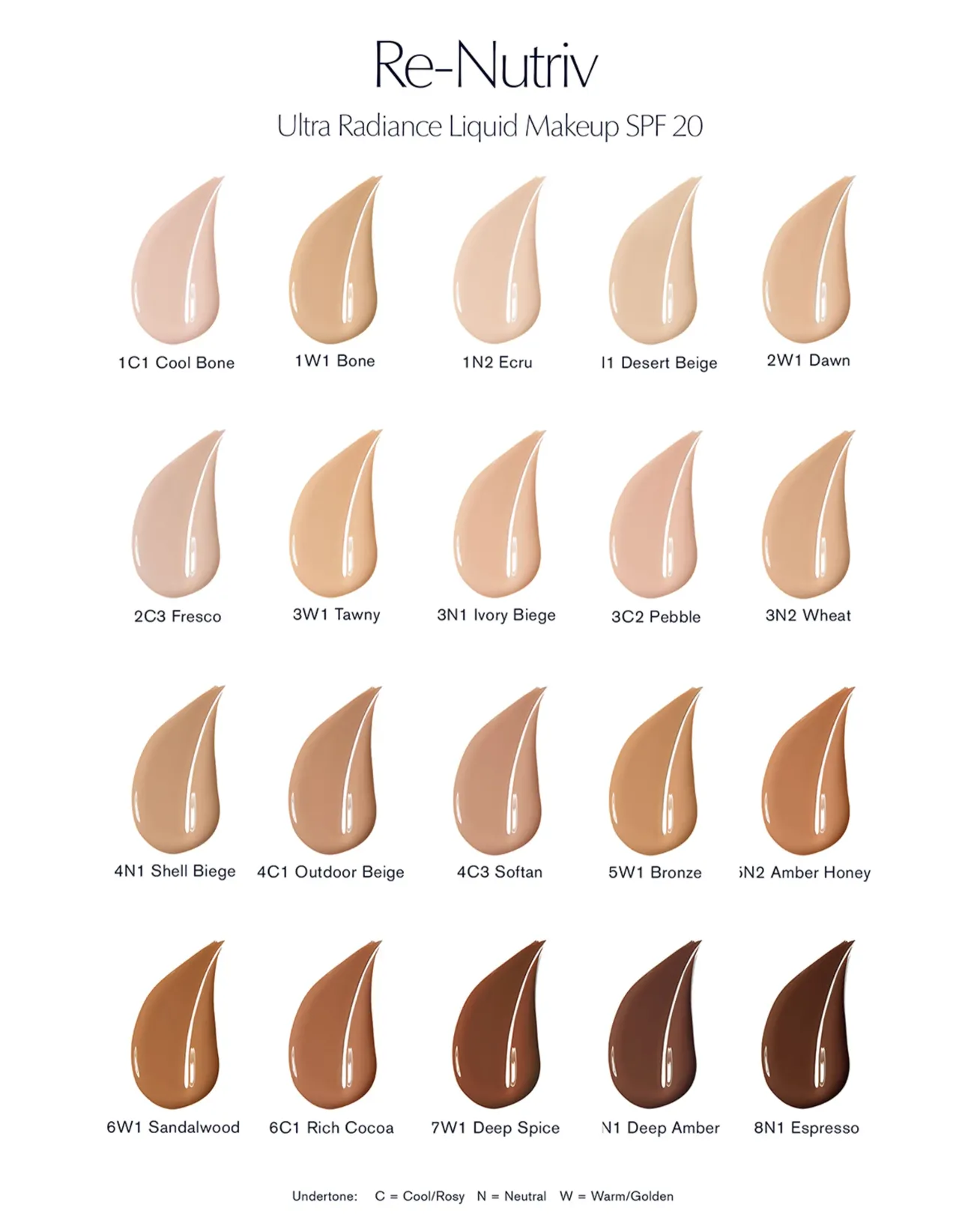 Estée Lauder Re Nutriv Ultra Radiance Liquid Makeup SPF 20