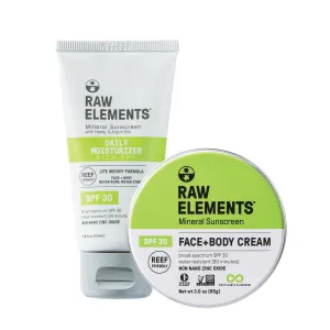 Face   Body Tube SPF 30 Bio-Resin Tube & Plastic Free Tin Bundle