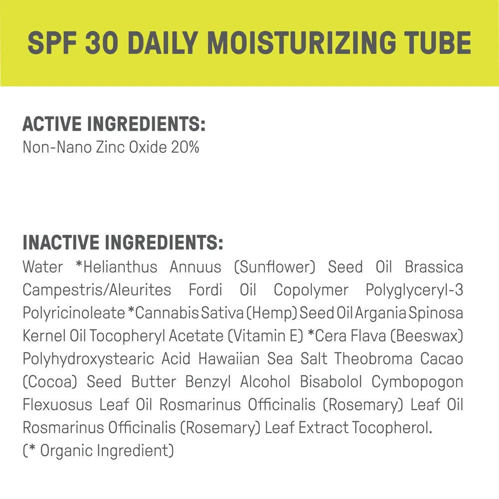 Face   Body Tube SPF 30 Bio-Resin Tube & Plastic Free Tin Bundle