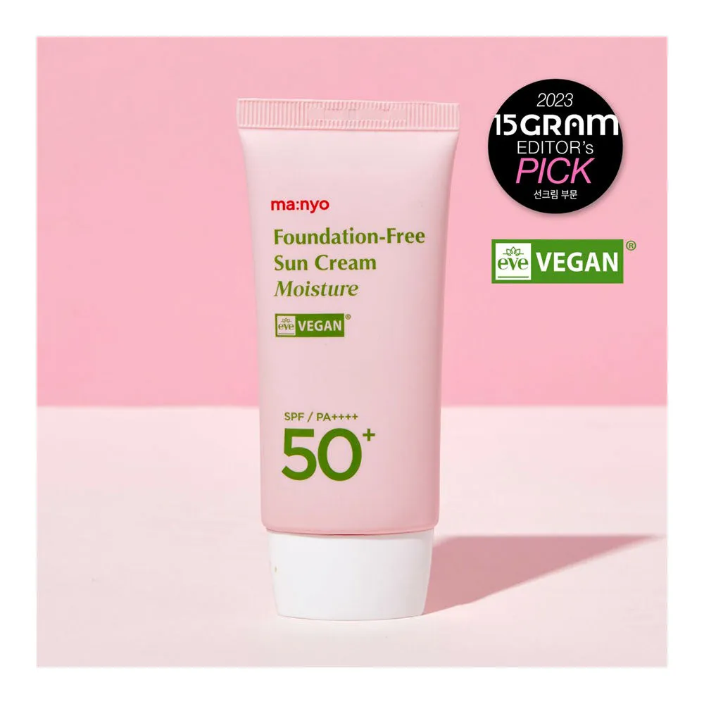 Foundation-Free Sun Cream Moisture SPF 50  PA    
