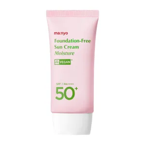 Foundation-Free Sun Cream Moisture SPF 50  PA    