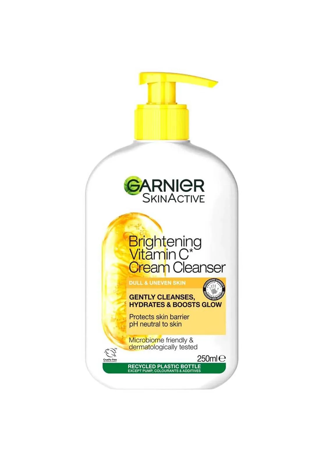 Garnierbrightening Vitamin C Cream Cleanser 250ml