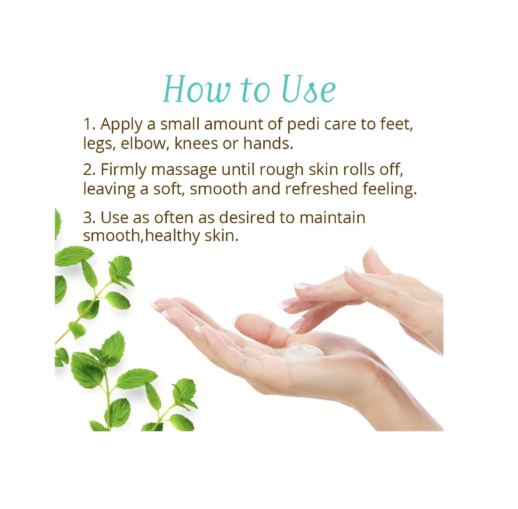 Gena Pedi Care Lotion with peppermint oil 8.5-Ounce 1 Count