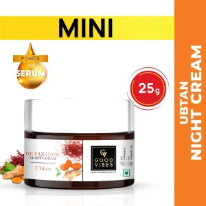 Good Vibes Ubtan De Tan Night Cream 25g (GT)