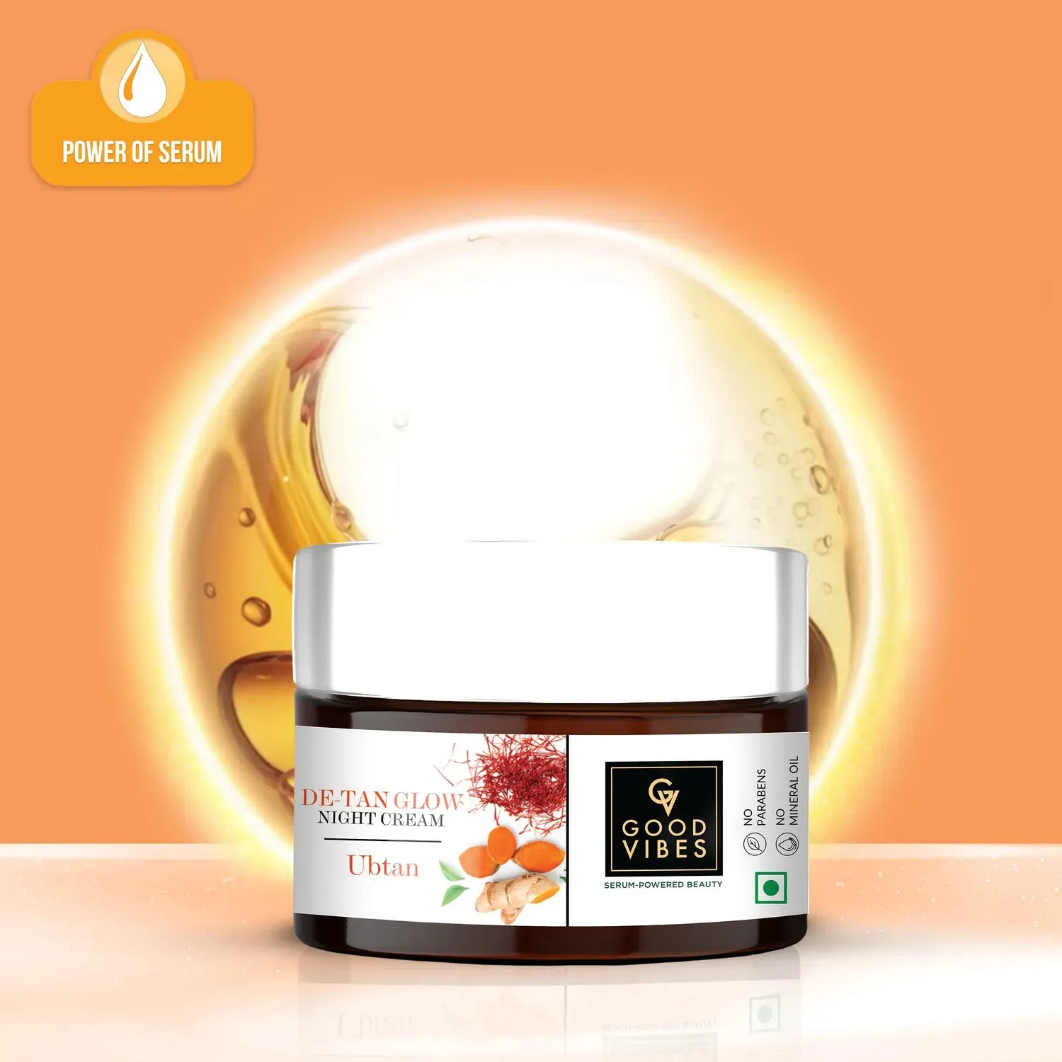 Good Vibes Ubtan De Tan Night Cream 25g (GT)