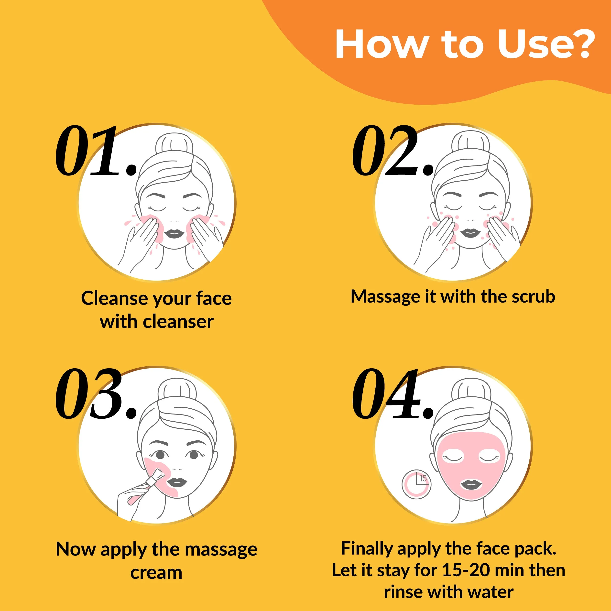 Good Vibes Vitamin C Glow Facial Kit (40g)