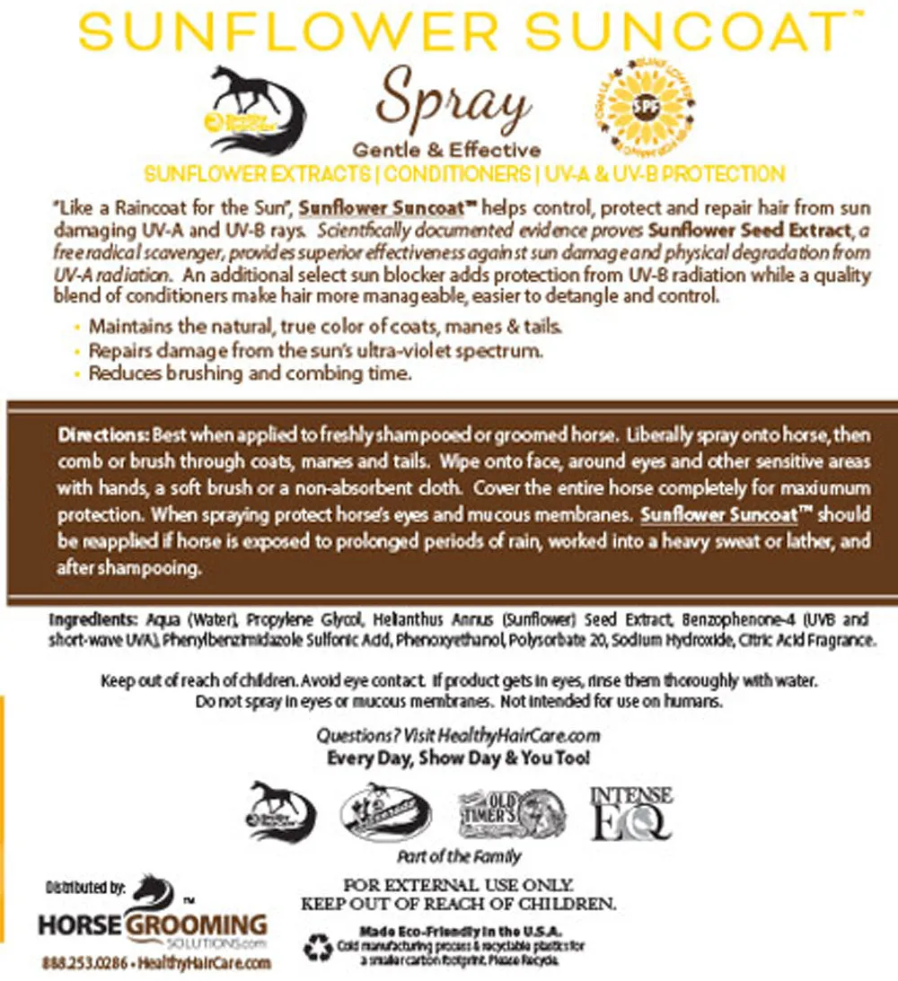 Healthy Haircare Sunflower Sunscreen/Conditioner