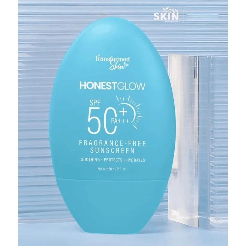 Honest Glow Fragrance Free Sunscreen SPF50 PA    - 50g