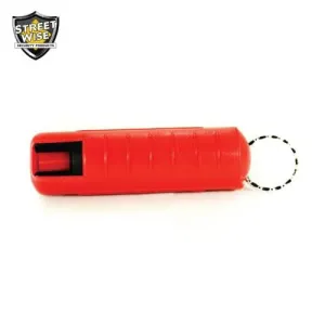 Lab Certified Streetwise 18 Pepper Spray, 1-2 oz. Hard Case RED