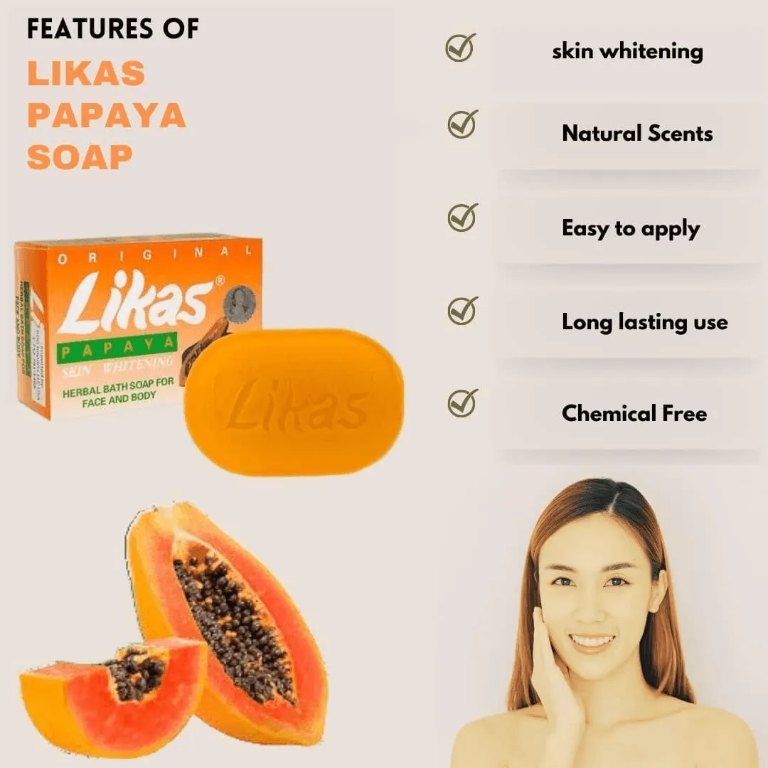 Likas Papaya Skin Whitening 3Pcs Set