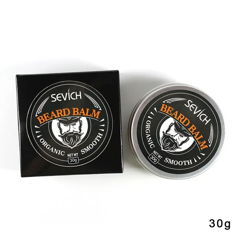 MEN's Beard Balm Wax Moisturizing Smoothing Dashing Gentlemen Beard Groomed Charming Beard Styling Professional Care Cream