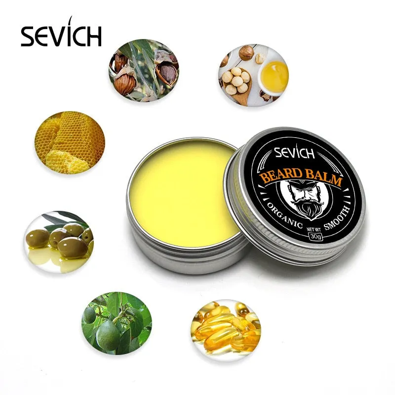MEN's Beard Balm Wax Moisturizing Smoothing Dashing Gentlemen Beard Groomed Charming Beard Styling Professional Care Cream