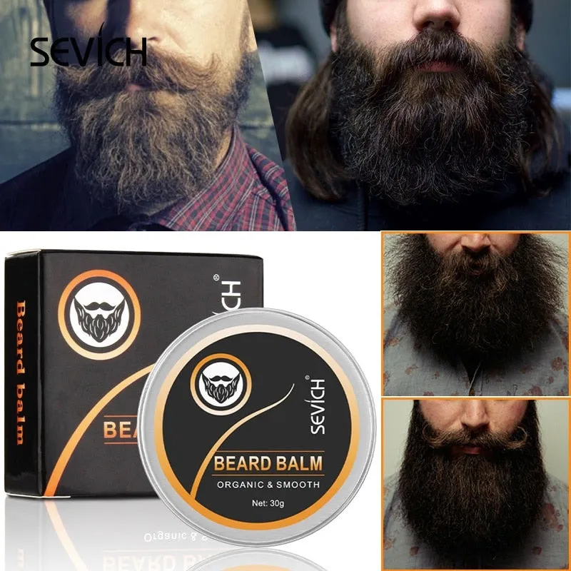 MEN's Beard Balm Wax Moisturizing Smoothing Dashing Gentlemen Beard Groomed Charming Beard Styling Professional Care Cream