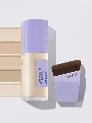 MISSHA Layering Fit Foundation Semi Glow Set 30ml