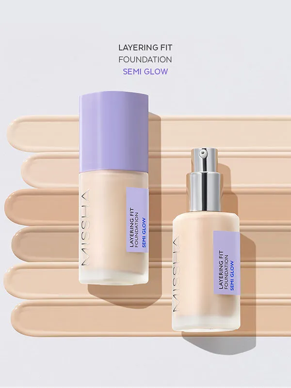 MISSHA Layering Fit Foundation Semi Glow Set 30ml