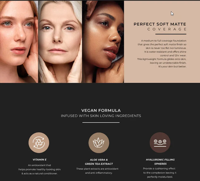 N6 COOL NEUTRAL Foundation - Soft Matte Finish