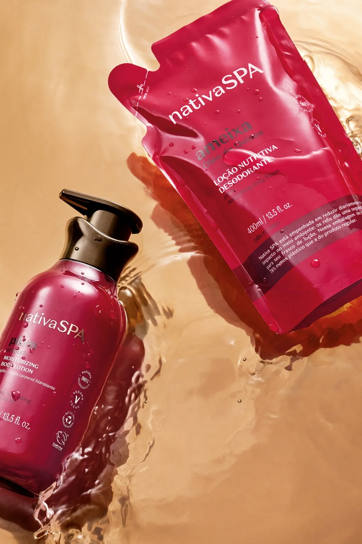 Nativa SPA Plum Moisturizing Lotion Refill