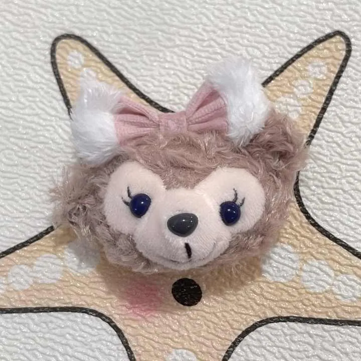 New Cute Duffy Bear Shirley May Hair Clip BB Clip Rope. مشبك شعر جديد لطيف على شكل دب دافي شيرلي ماي، مشبك