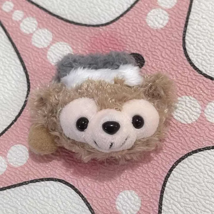 New Cute Duffy Bear Shirley May Hair Clip BB Clip Rope. مشبك شعر جديد لطيف على شكل دب دافي شيرلي ماي، مشبك
