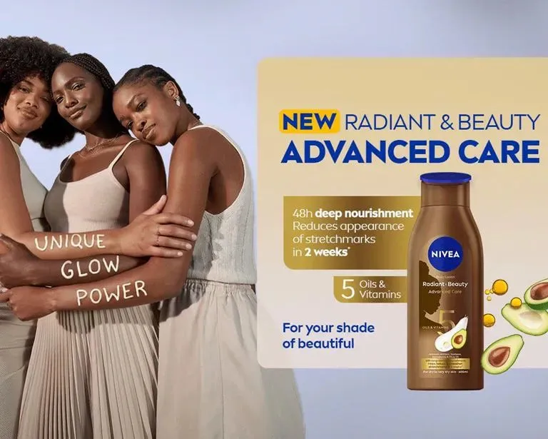 NIVEA RADIANT & BEAUTY ADVANCED CARE LOTION 400ML