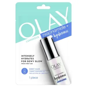 Olay Luminous Niacinamide   Hyaluronic Sheet Mask