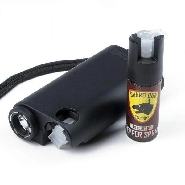 Olympian Pepper Spray AND Stun Gun AND Flashlight TRIPLE Protection