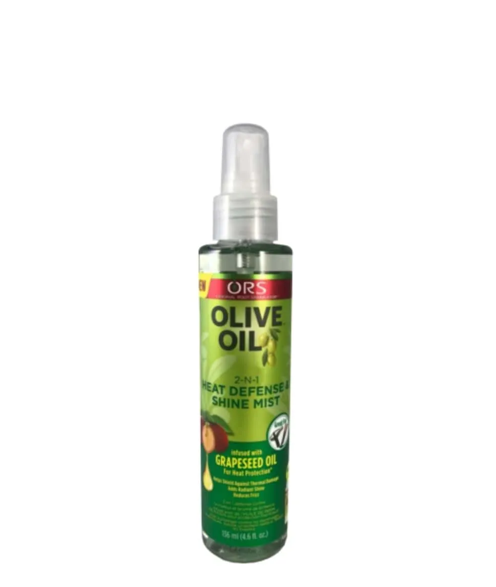 ORS Olive Oil Grapeseed Oil 2-N-1 Heat Defense&Shine Mist 4.6oz