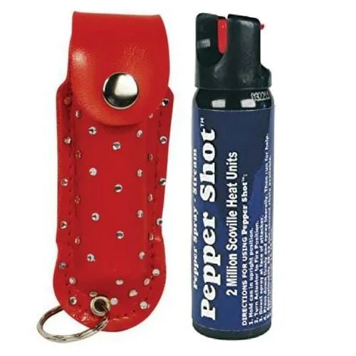 Pepper Shot 10% OC Rhinestone Bling Pepper Spray Self Defense